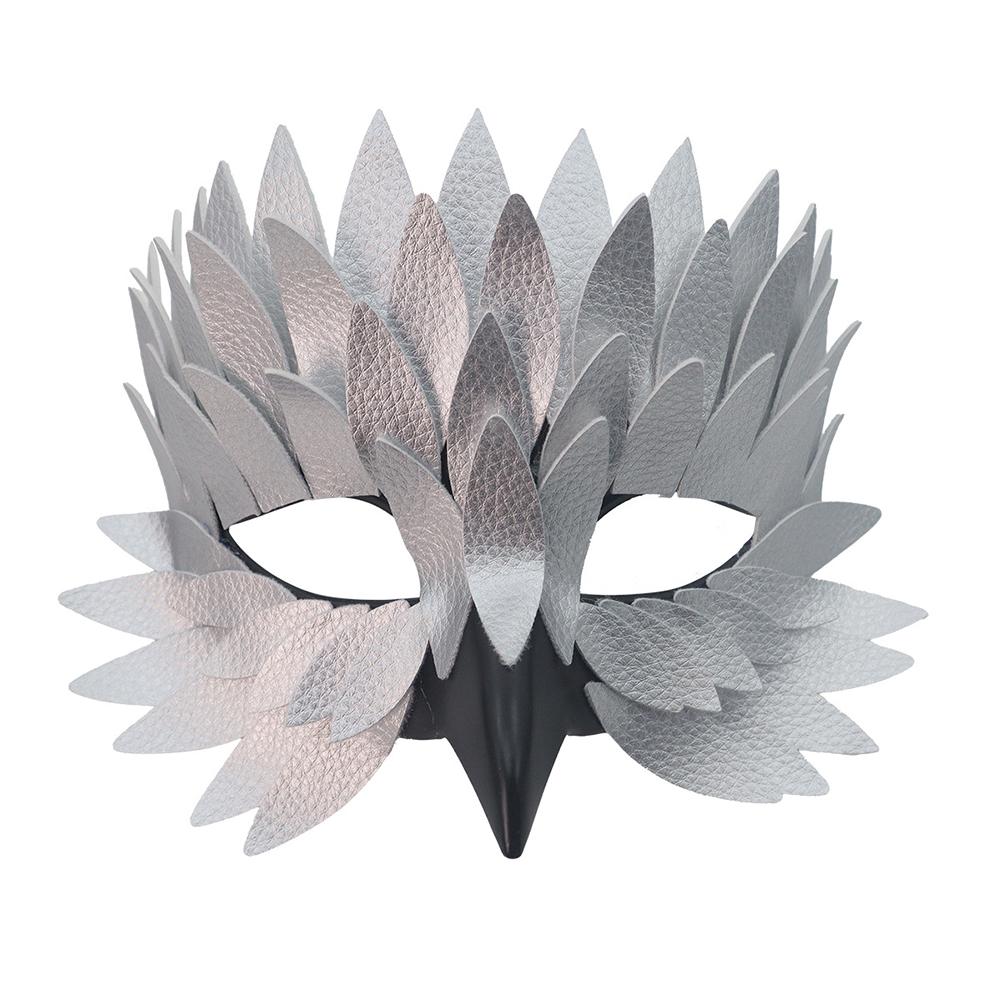 Costume Party Fun Bird Beak Mask Festival Mask Half Face Feather Mask Bird Beak Mask Lightweight Felt Material