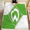 Werder Team Flanelldecke, Hohe Qualität, Bequem für Alle Jahreszeiten, Heimdekoration, Wärme und Komfort