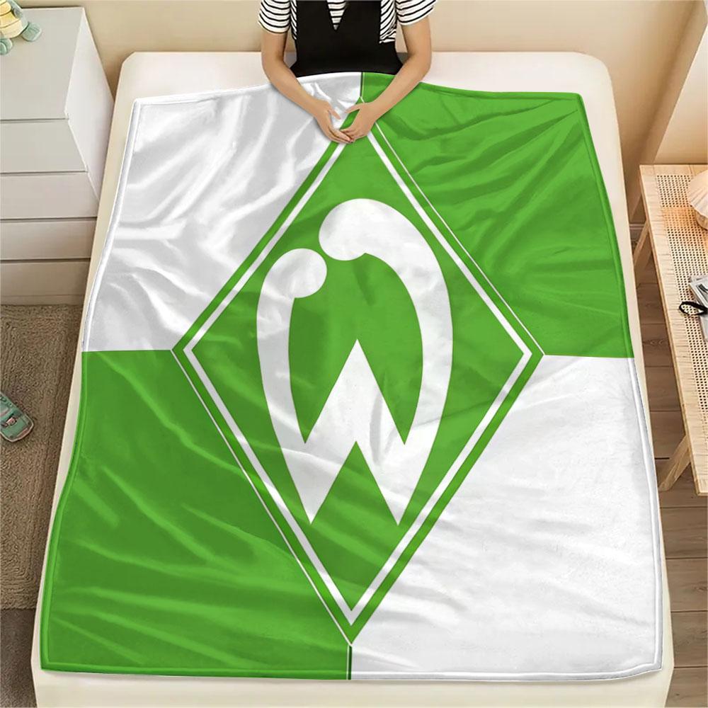 Werder Team Flanelldecke, Hohe Qualität, Bequem für Alle Jahreszeiten, Heimdekoration, Wärme und Komfort