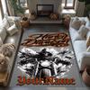 Harley-davidson Motorcycles Customizable Name Carpet Design for Living Rooms Playrooms Bedrooms Outdoor Antislip Carpet Anime Office Decor