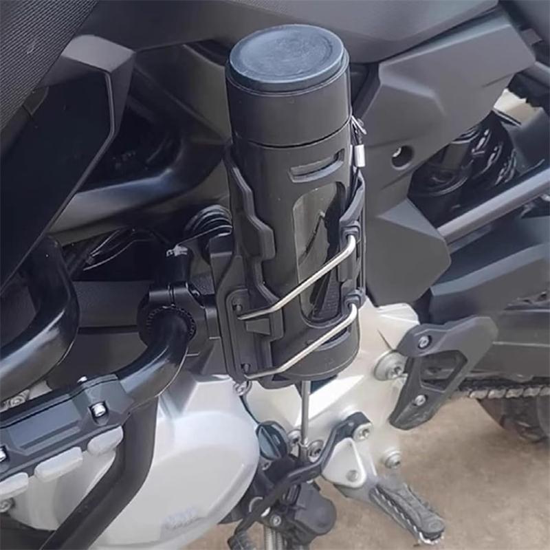360 Degree Adjustable Bike Motorcycle Handlebar Cup Holder Cage For Water Bottle MTB Road Cycling ADV Motorbike Mount Accessory