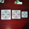 Pack of Precisions Cut Stencils Set Hollow Out Drawing Templates Suitable For Bulletin Boards And Creative Journals