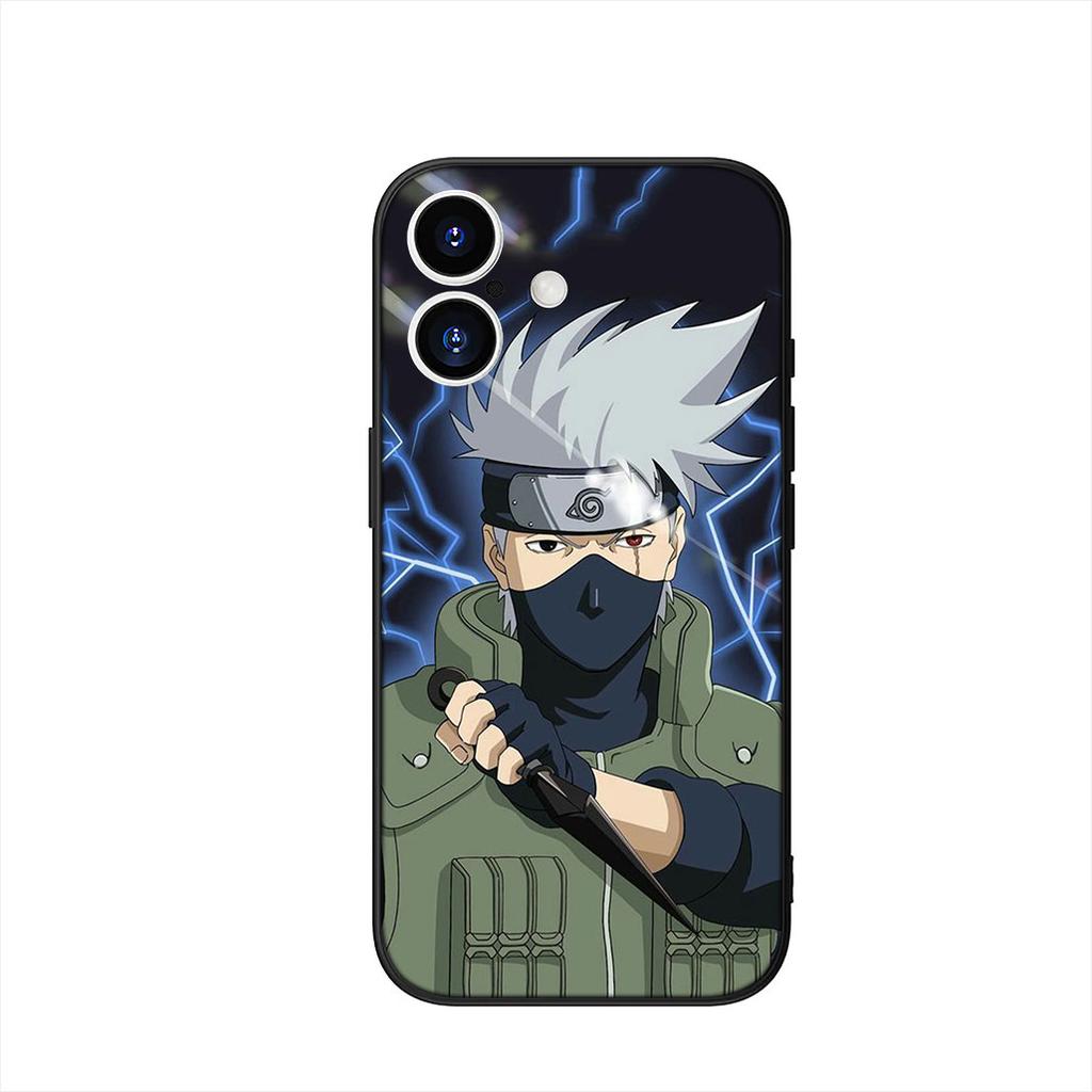 Kakashi Narutos Itachi Uchiha Phone Cover Case for Apple iPhone 16 15 14 Plus 13 12 Mini 17 Pro Max + 16E Air 16+ ProMax Casing