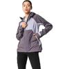 DECATHLON MH500 QUECHUA Colour-blocked Mountain Hiking Waterproof Jacket Women's Pale Purple/Purple