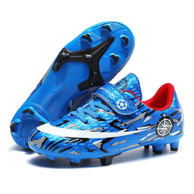 Large Size Football Shoes AG Long Nails Broken Nails Boys and Girls Teenagers Students Professional Game Training Sports Shoes