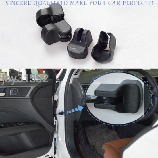 4PCS ABS Inner Door Check Arm Cover Trim Fit For Honda FIT JAZZ 2014-2018