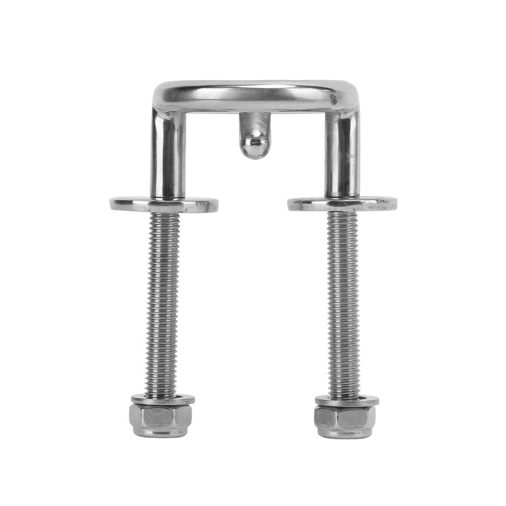 Boat Eye Hook Stainless Steel Material M10 Thread Oxidation Resistance Durable Wearable Marine Transom Mount for Outdoor