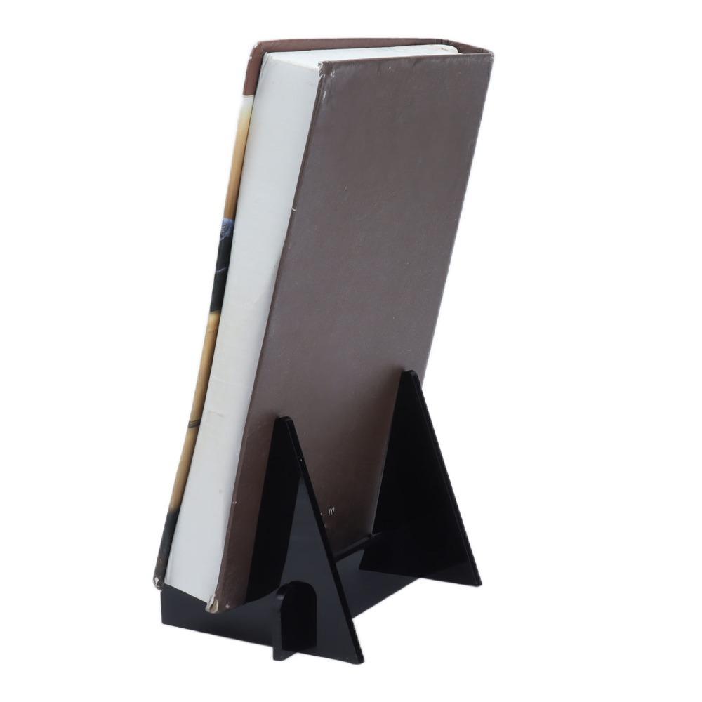 Acrylic Acrylic Book Display Stand Adjustable Bookrack Portable Bookshelf  Office Desks