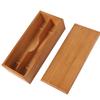 Practical Large Capacity Bamboo Chopsticks Box Environmental with Lid Bamboo Storage Box Safety Cutlery Storage Box Hotel