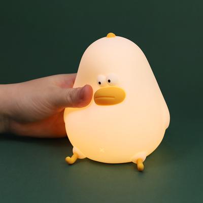 Little Chicken Companion Sleep Light Smart Pat Silicone Lamp Bedroom Cute Cartoon Bedside Night Light