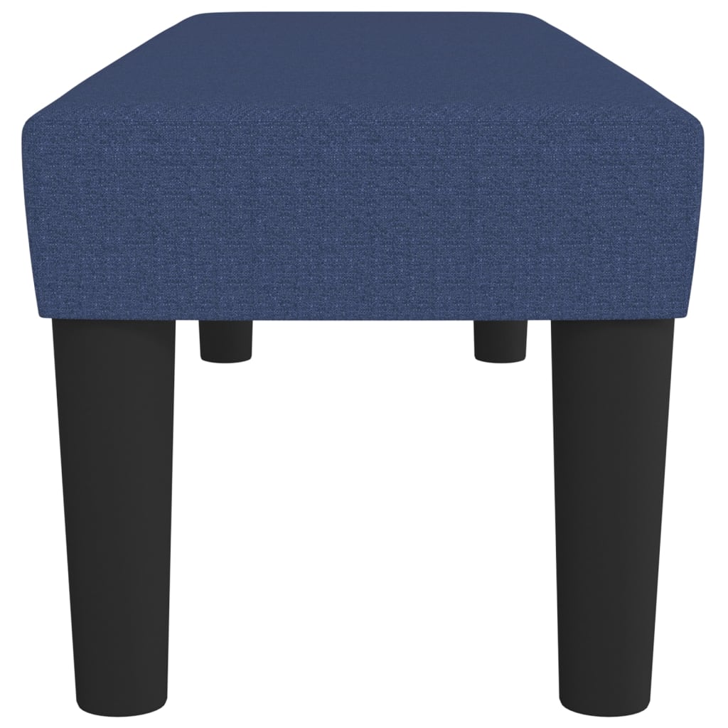 Vidaxl Bench, Blue, 100X30X30 Cm, Upholstered with Fabric