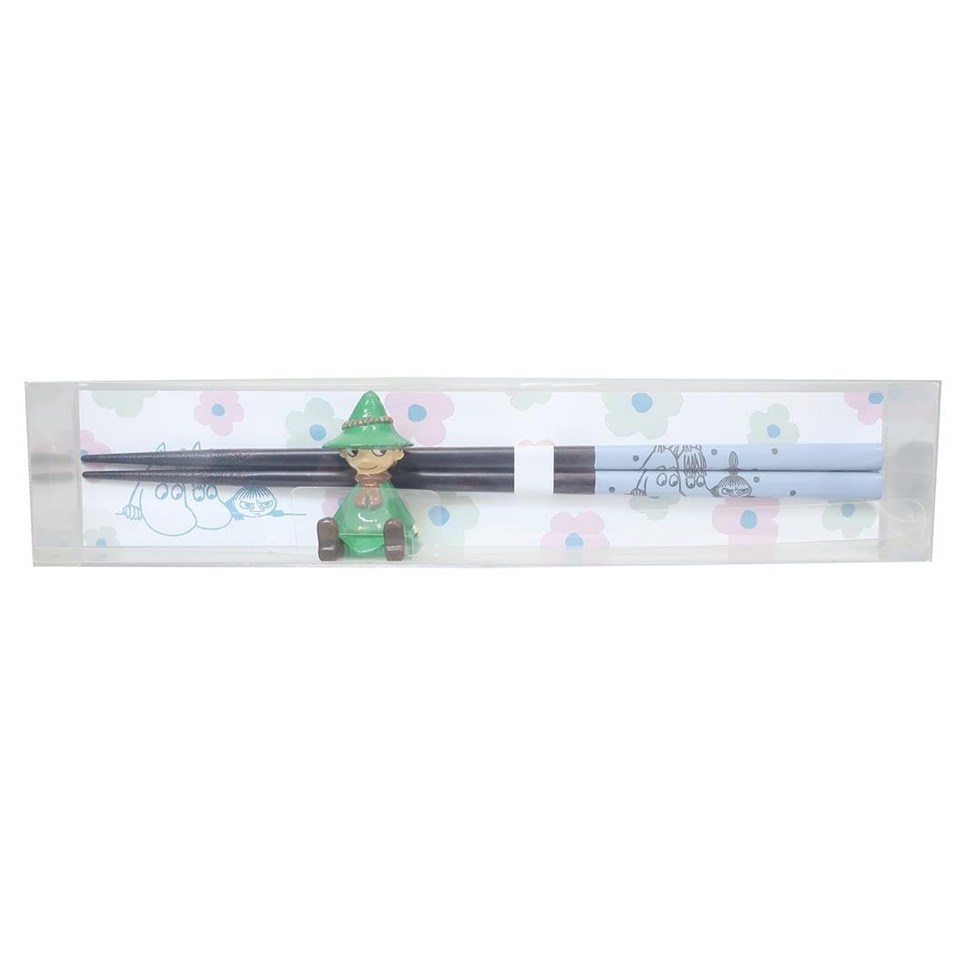 Moomin Chopstick Chopstick Rest Gift Set Snufkin Nordic [Chopsticks & Rest] /