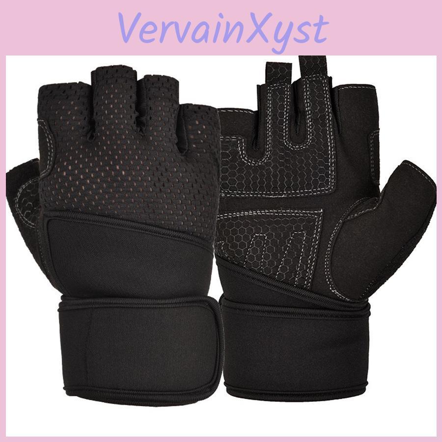 Gym Half Breathable Gloves Finger Heavyweight Sports Exercise Weight Lifting Gloves Body Building Training Sport Fitness Gloves