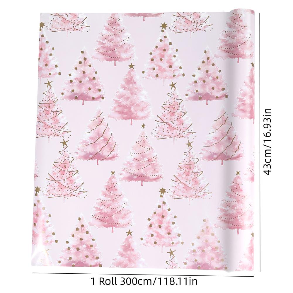 Pink Gift Wrapping Paper Gift Paper Decorative Paper Christmas Gift Wrapping Paper Suitable for Birthdays and Holidays