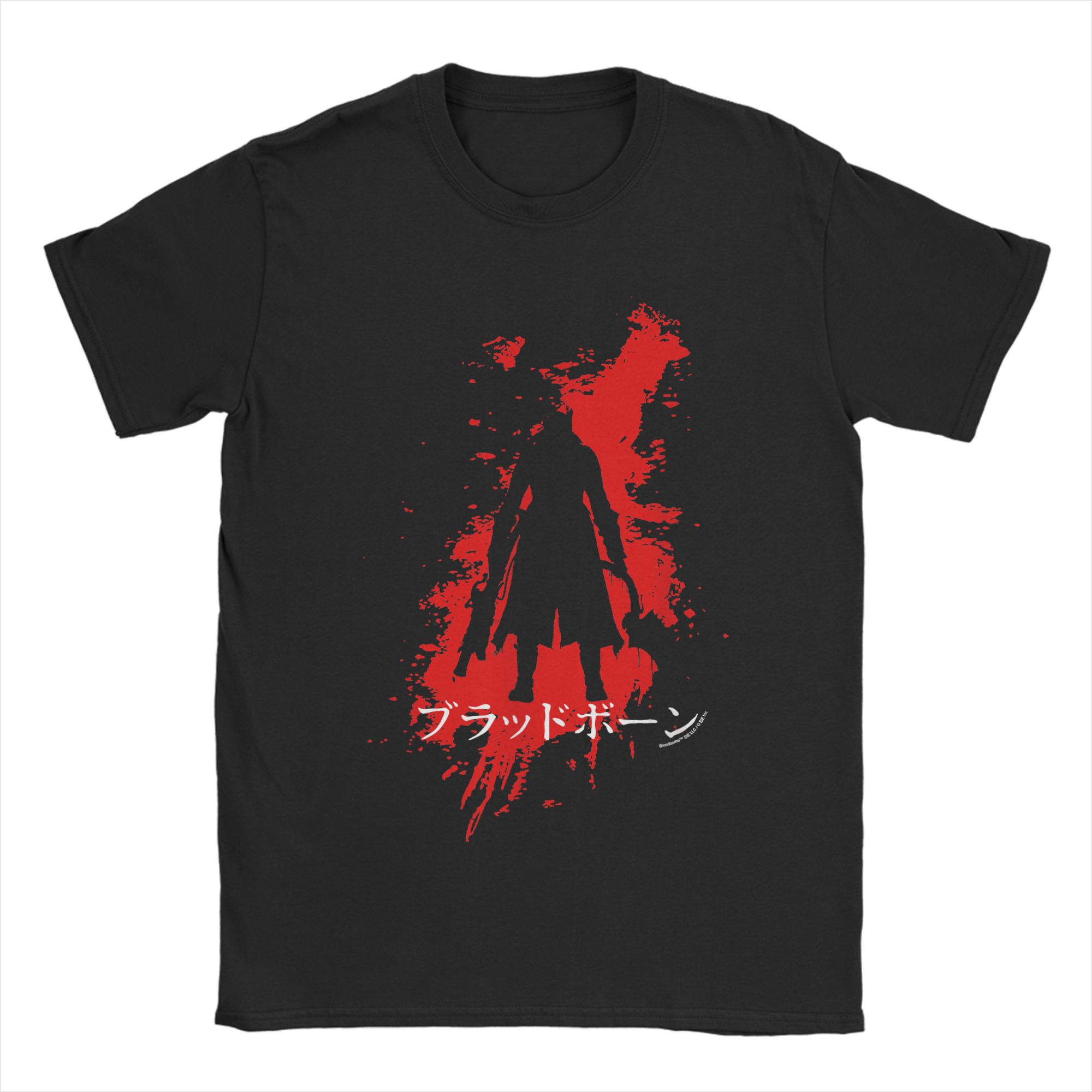 

BLOODBORNE V2 Футболка Літня Вінтажні Футболки Чиста Бавовна Харадзюку Футболка Для Чоловіків З Коротким Рукавом З Малюнком Топи S