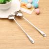Kitchen Creative Stainless Steel Long Handle Spoon Ice Spoon Office Coffee Spoon Mixing Spoon Long Soup Spoon