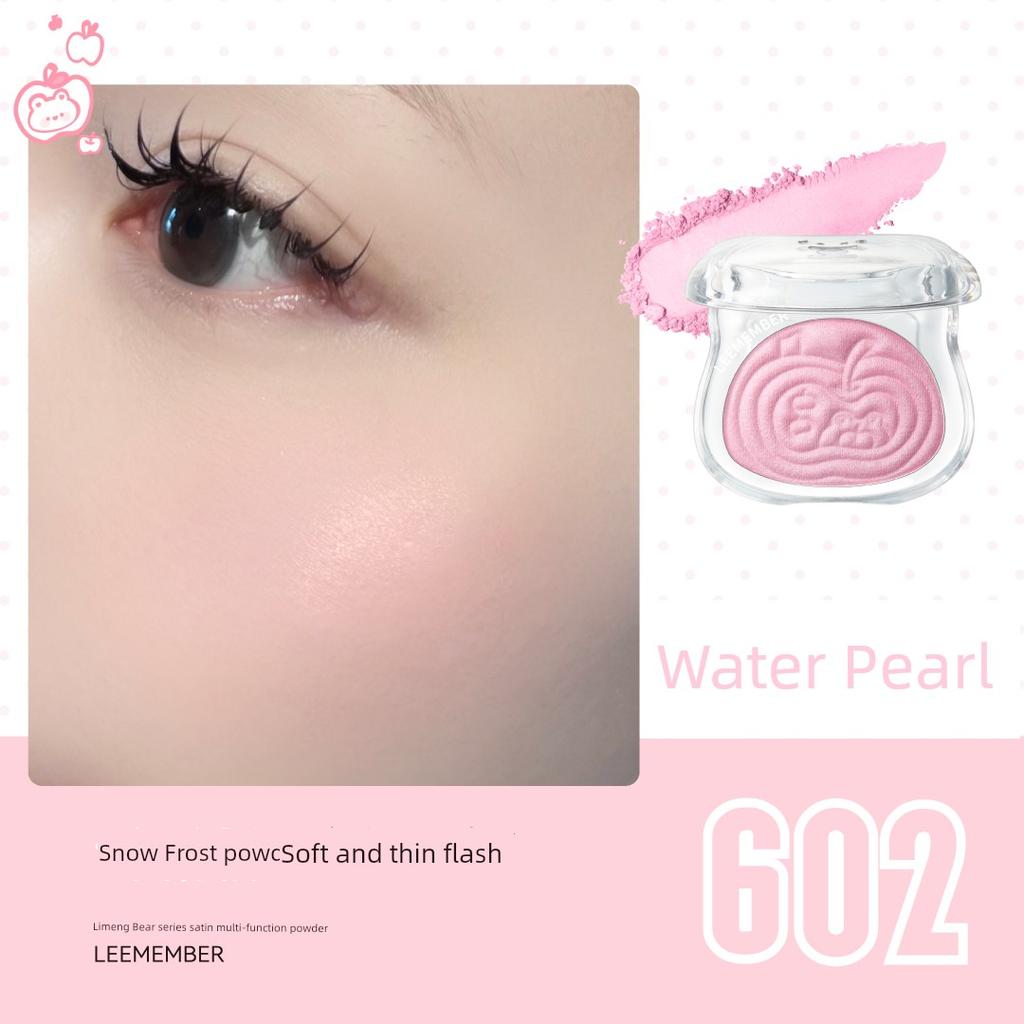 Yamen New Product! Leemember/LEEMEMBER Bear Series Satin Light Multi-Purpose Pink Light Makeup Blush Highlight