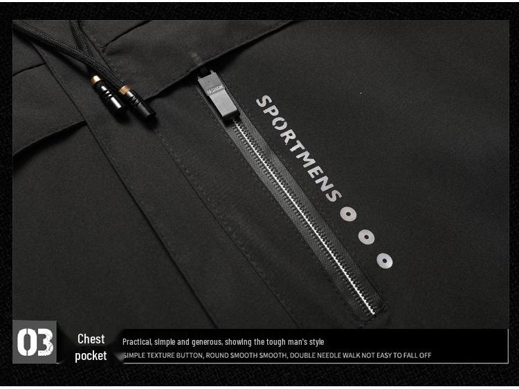 Winter Fleece-Lined Hooded Outdoor Men's Cotton Jacket: Casual & Thickened Design from Japan and South Korea.