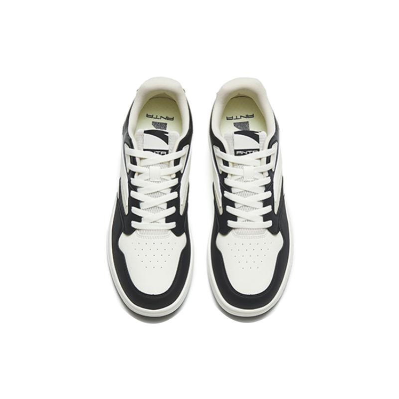 Anta Life Collection Rutschfeste Dämpfung Abriebfest Niedriger Schaft Skateboard-Schuhe Herren Schwarz Weiß Grau Sneaker 112258068-2