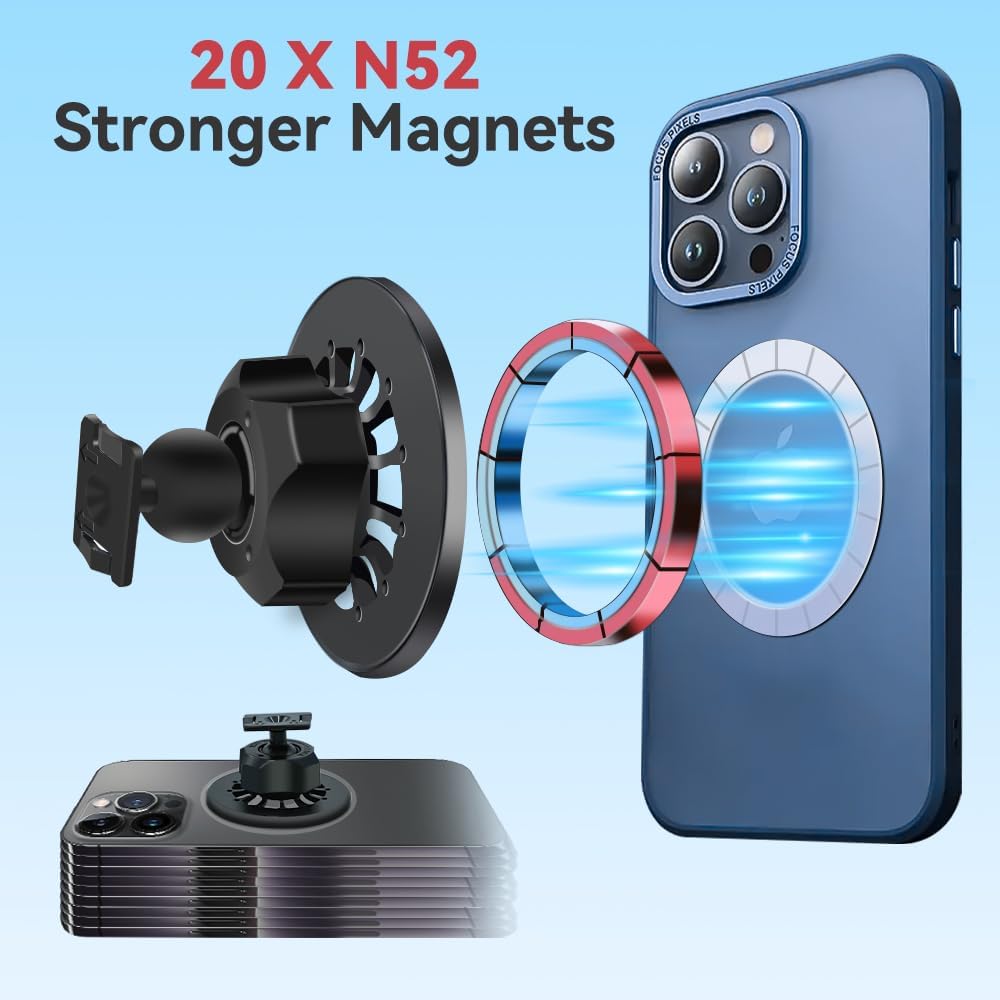 Suitable MagSafe on-Board Bracket for Honda CR-V 2017-2022 [Upgrade Magnet] Magnetic Mobile Phone Holder for Car Air Vent Handsfree Mobile Phone