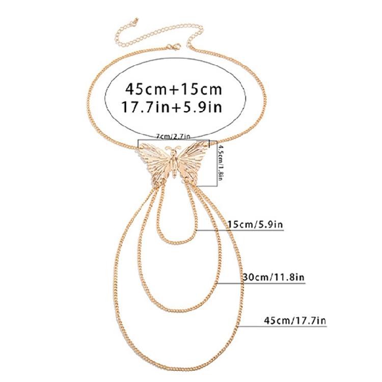 Elegant Butterfly Arm Bracelet Adjustable Open Arm Cuff Bangle Tassels Armband