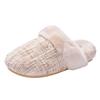 Stylish And Versatile Platform Slippers For Women Design Perfect For Indoor Use Warm And Slip With Fleece Women%27s+slippers
