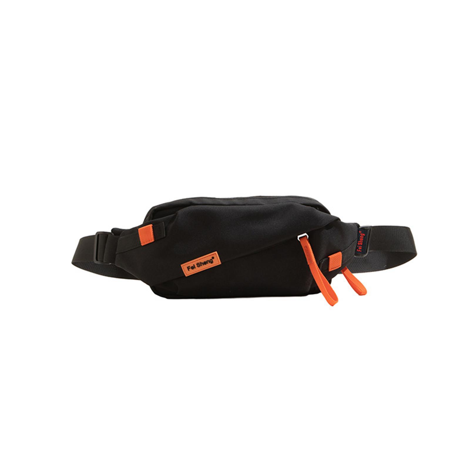 

Versatile Chest Bag for Men Women Casual Sports Crossbody Bag Large Capacity Street Student Shoulder Bag Oxford Waist Bag