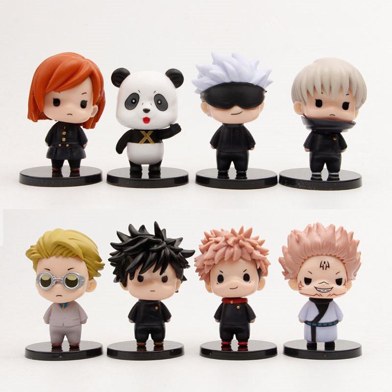 Cute Jujutsu Kaisen Miniature Pvc Cake Topper Blind Box Collectible Toy