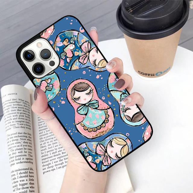 Babushka Matryoshka Red Russian Doll Phone Case Cover For iPhone 17 Air 16 15 14 Plus Apple 11 12 13 Pro Max Coque