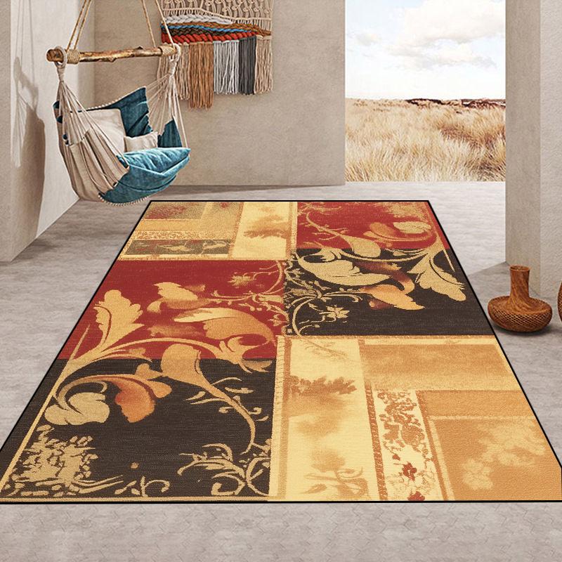 

Марокканские ретро-ковры для гостиной, классический домашний декор, роскошный ковер, большой нескользящий ковер для спальни, коврик для журнального столика, моющийся 60x90cm door mat
