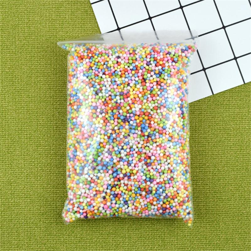 1pack Polystyrene Styrofoam Balls Bottle DIY Snow Mud Particles Acssories Slime Balls Small Tiny Foam Beads For Foam Filler