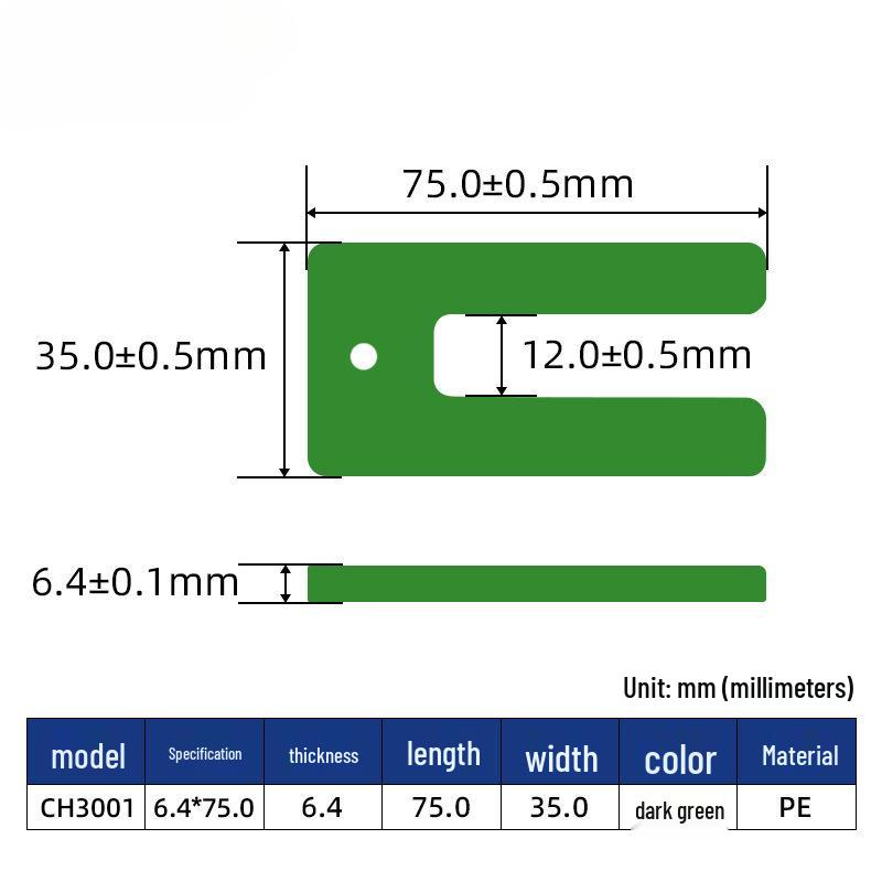 U-Shaped Plastic Flat Washer for Door and Window Installation - Horseshoe Home Decoration Tool, Australia