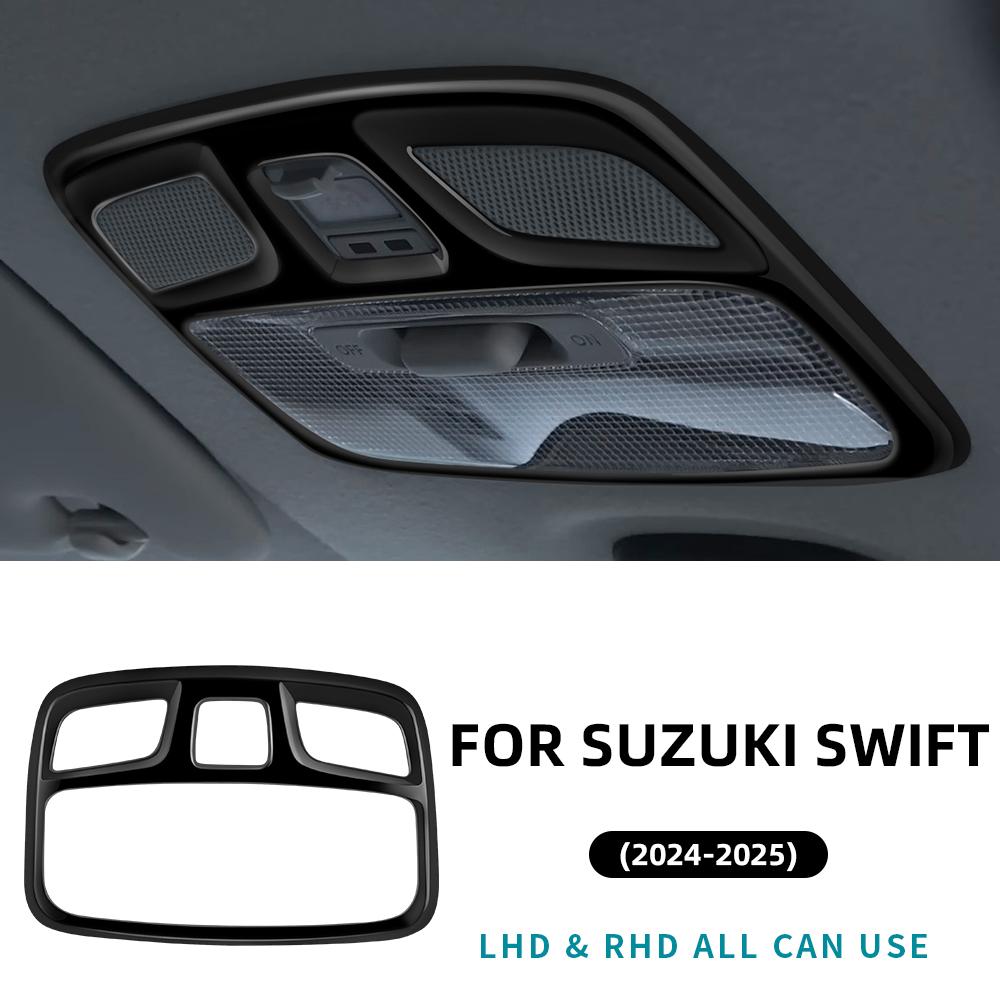ABS Carbon Fiber Style Sticker For Suzuki SWIFT 2017 2018      2024 2025 Car Reading Light Panel Accessories for Suzuki Swift