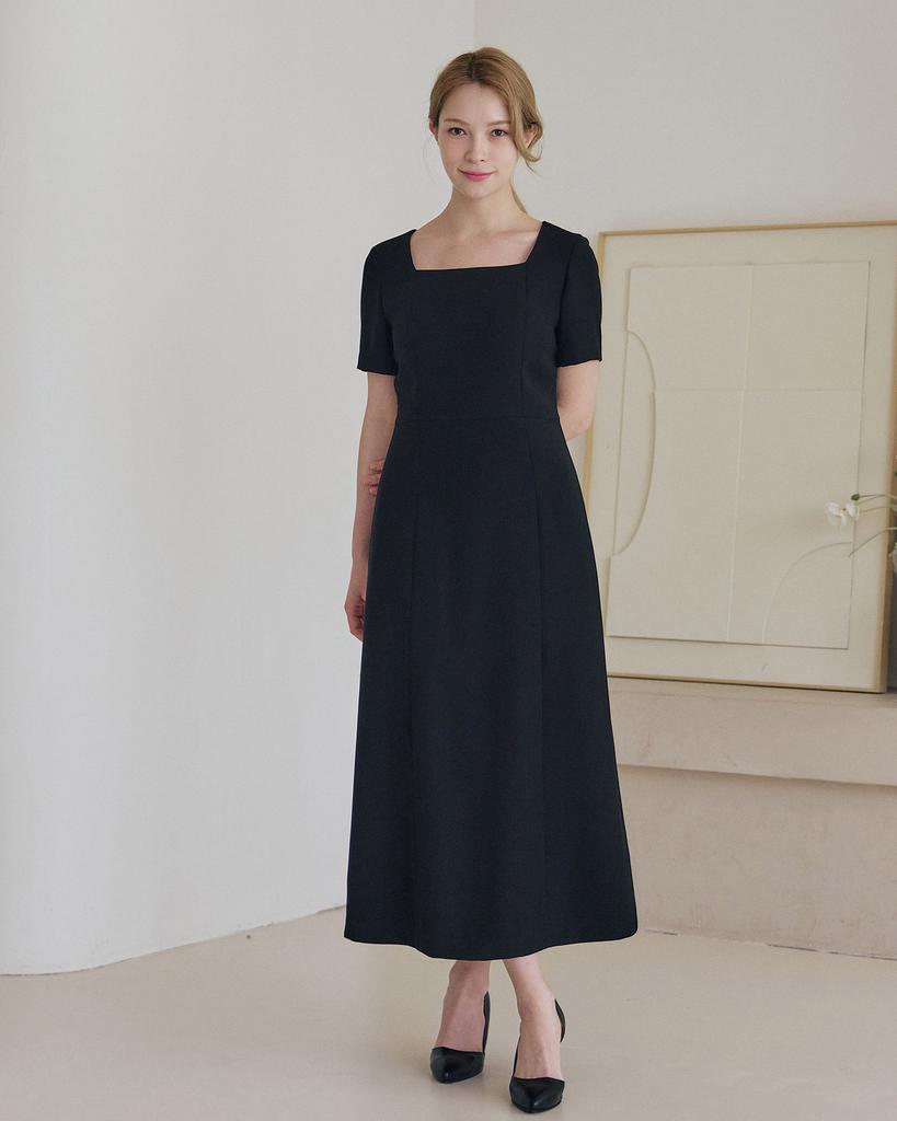 BELLEMA Square Neckline Dress
