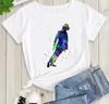 Tricou nou Michael Jackson Vara 2026 imprimat, stil Harajuku Rock, casual, cu mânecă scurtă și guler, pentru bărbați și femei