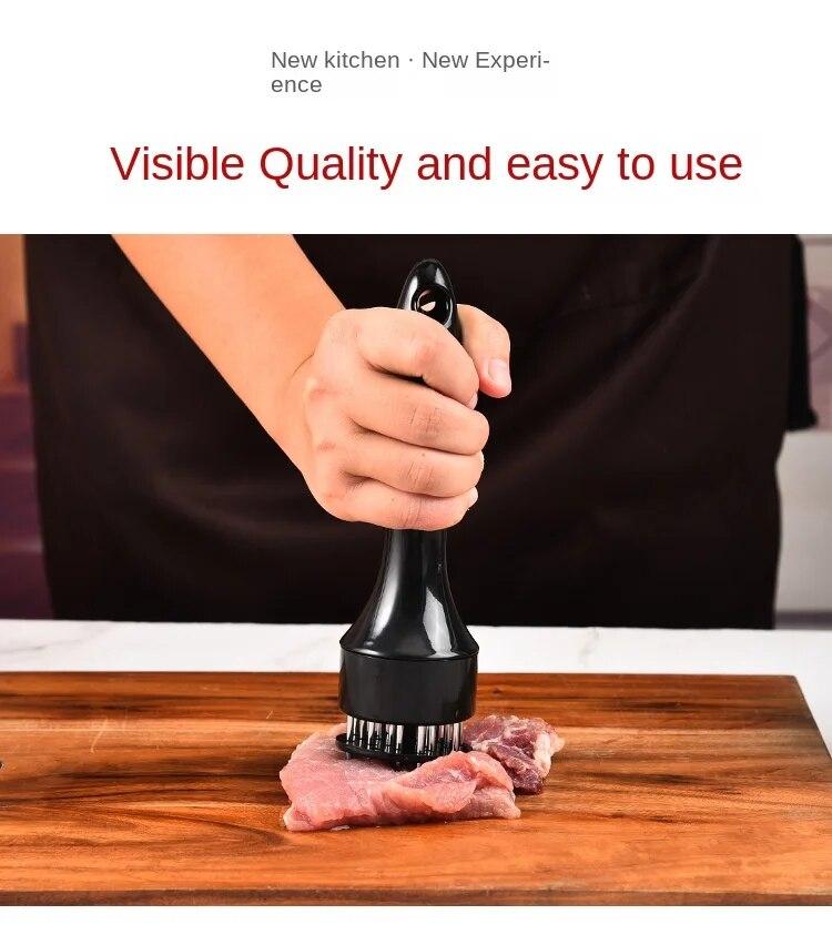 Edelstahl Küchenwerkzeuge Kochen Professionell Fleischklopfer Nadel Zubehör Steakklopfer Nadel Rippenbrecher