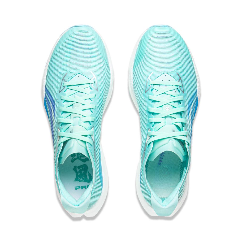 Li Ning Wind Chaser Pro Amino Phenol Technology Full Palm Carbon Plate Marathon Training Shoes Unisex Running Shoes Island-Blue ARPV017-10