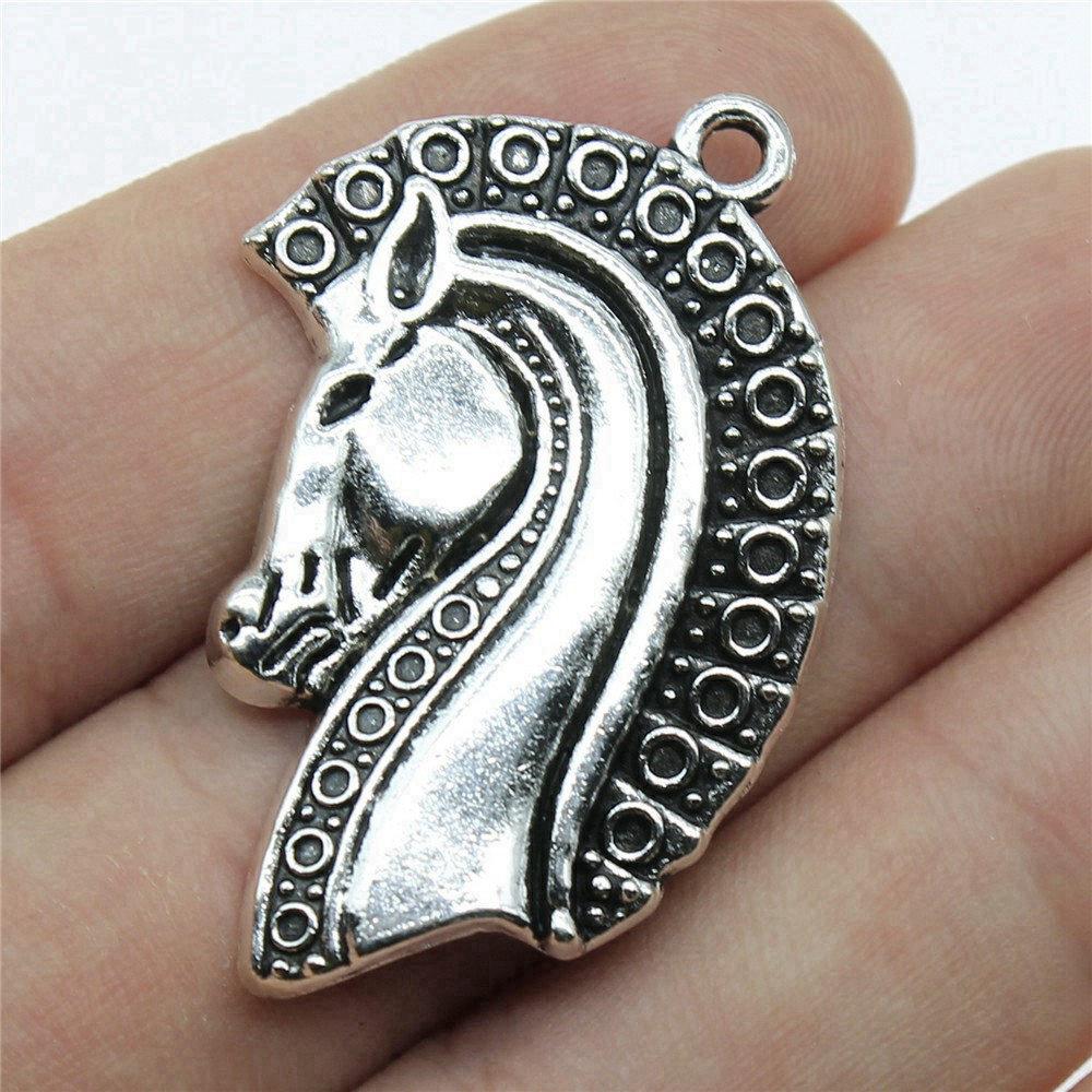 Charms Pegasus Horse Pendants Minimalist Jewelry Components QC095