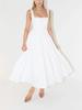 Summer Sexy Solid Color Straps Slimming Mid-Length Dress