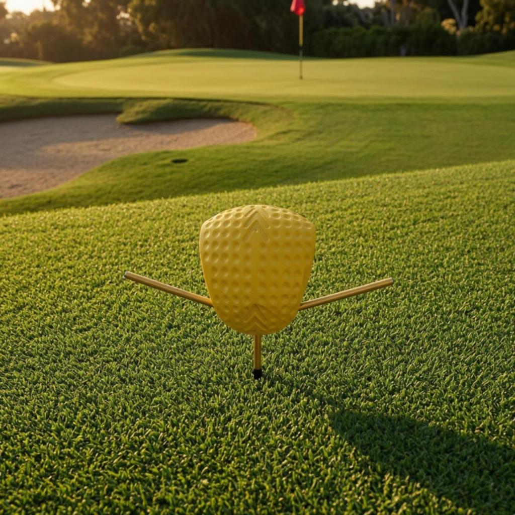 Golf Training Ball with Radial Rods Tactile Swing Aid Compact