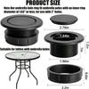 Extra Thick Patio Table Umbrella Hole Ring Plug Cap Weatherproof Durable Patio Table Hole Plug Ring Garden Tool