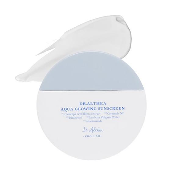 Доктор. Althea Aqua Glowing Sunscreen SPF50+ PA++++ 45 мл Увлажняющий корейский солнцезащитный крем