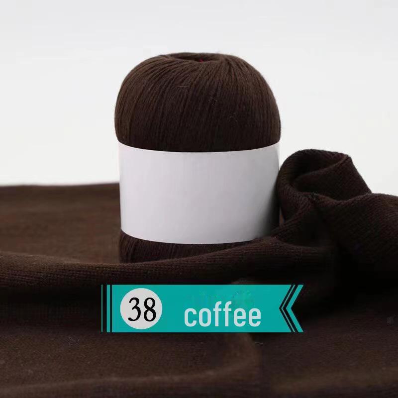 Hand-woven Cashmere Yarn - 3 Ply Soft Wool for Sweaters - Spot Processed Ball of Yarn