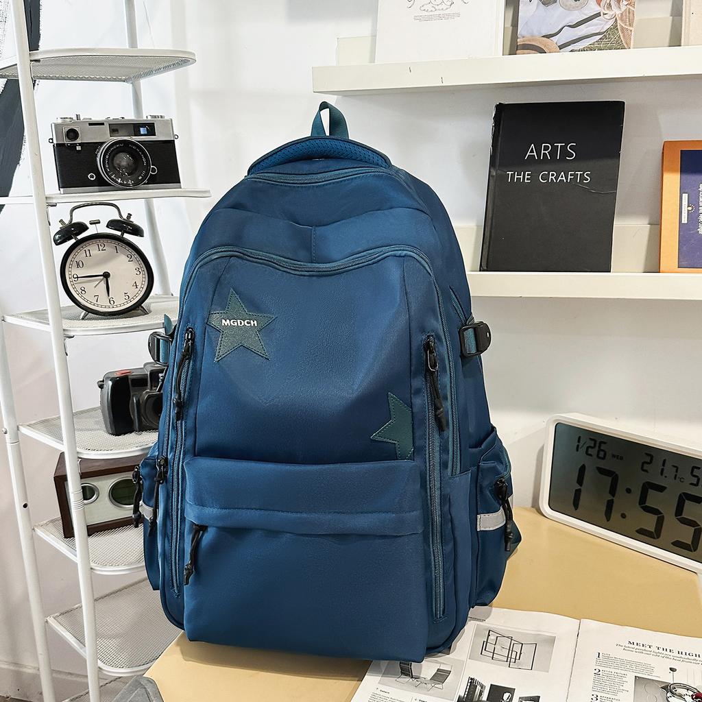 Schoolbag backpack design sense niche students junior high school students large capacity Japanese Korean version schoolbag cool fashion backpack