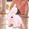 Electric Toys Plush Toy with Sound and Movements, Realistic Wiggling Ears Stuffed Animal