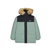 Warm WITH Down Jacket Men's Green AMJ43357-DKJ