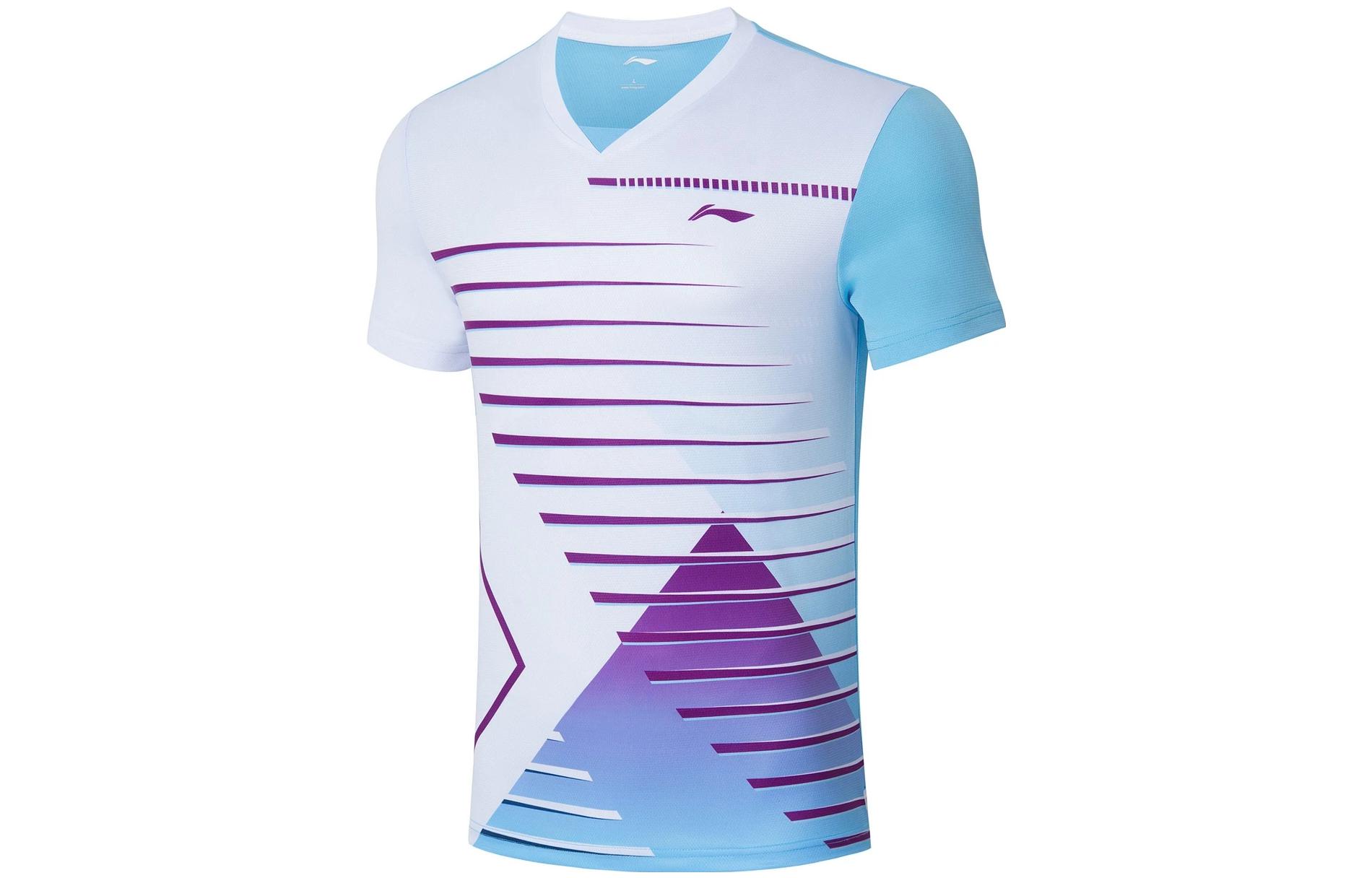 Li Ning Badminton Collection T Shirt Men s White AAYS073-3 L