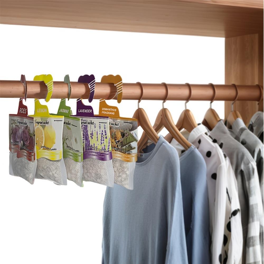 Vielseitige Aromatherapie-Säckchen für Autos, Schränke und Badezimmer – Duftrichtungen Lavendel, Jasmin, Zimt, Zitrone und Rose – Geruchsentferner und Erfrischer