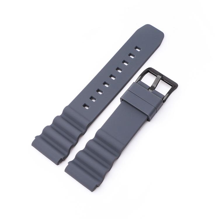 20mm/22mm Silicone Watch Strap for Seiko 007, Citizen, and Abalone Small MM Dive Watches