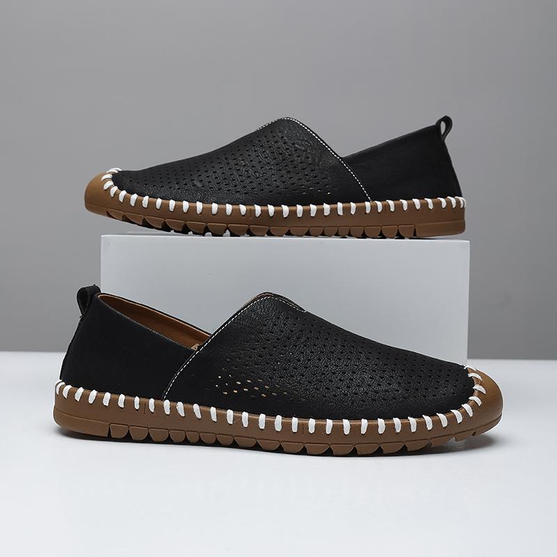Fashion Breathable Soft  Loafers Slip on Men Casual Shoes Sneakers New Fashion Comfortable Moccasins Handmade Leisure Male Driving Shoes